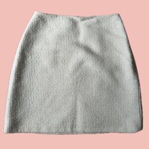 High-quality tweed knit skirt from Club Monaco beige size 00